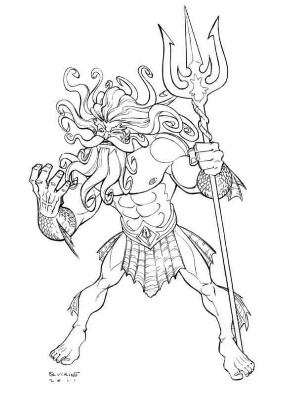 Тритон Бог древней Греции