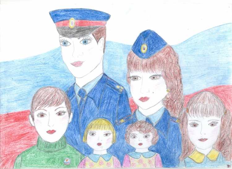 Творческая работа полиция глазами детей