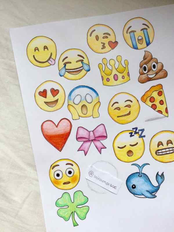 Смайлы для скетчбука