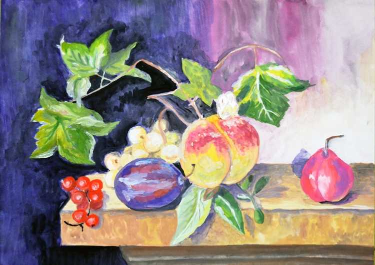 Рисунок дары осени 3 класс