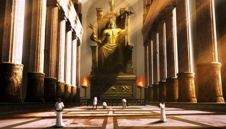 Статуя Зевса олимпийского Фидий