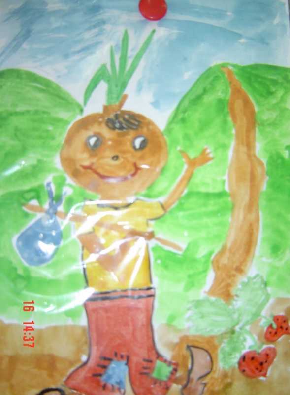 Рисование мой любимый сказочный герой