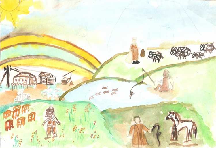 Мой родной Башкортостан рисунки