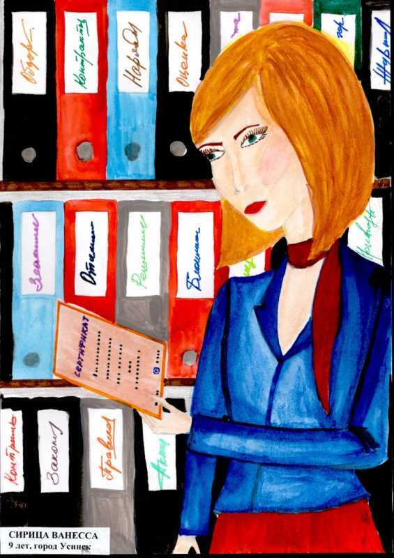 Рисование профессии мам