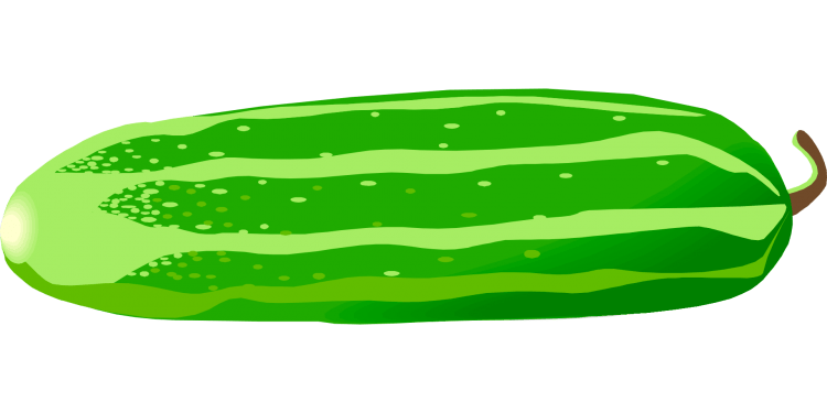 Огурец мультяшный