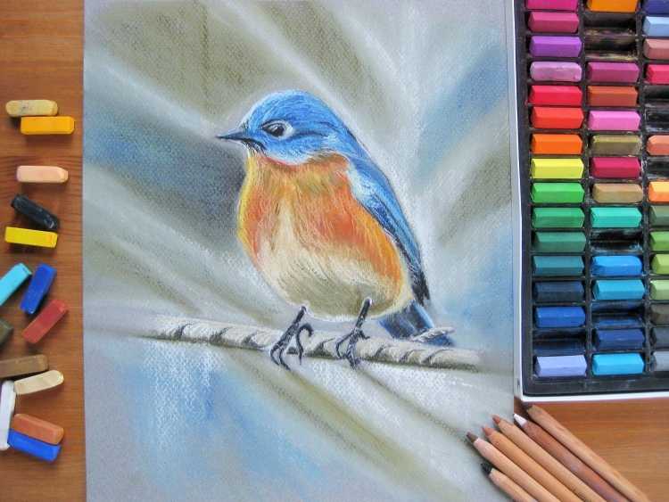 Иллюстрации пастелью