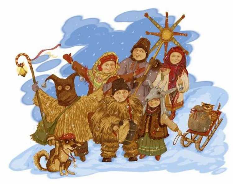 Ряженые на колядки