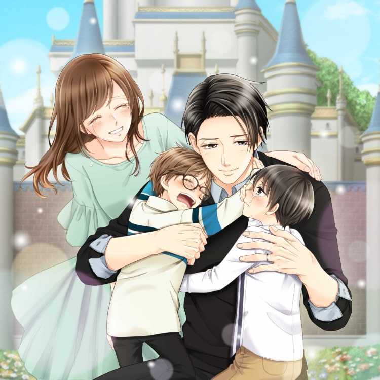 Аниме пара с ребенком