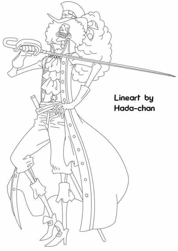 Брук Ван Пис рисунок