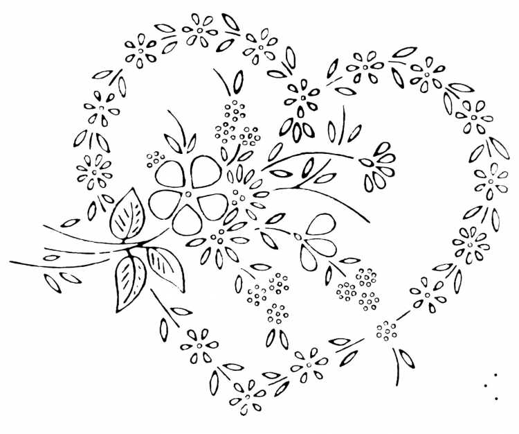 Вышивка гладью схемы