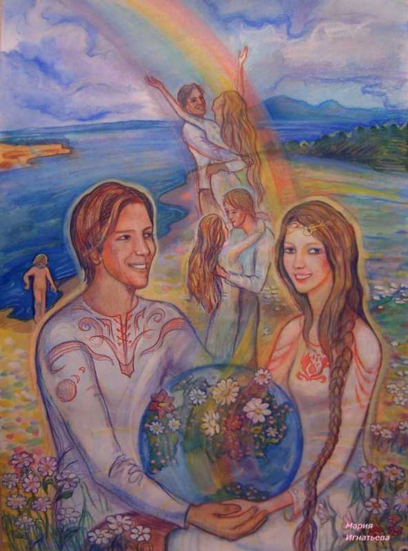 Девушка янтарь рисунок