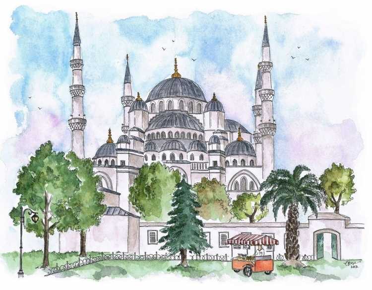 Собор Святой Софии в Константинополе скетч