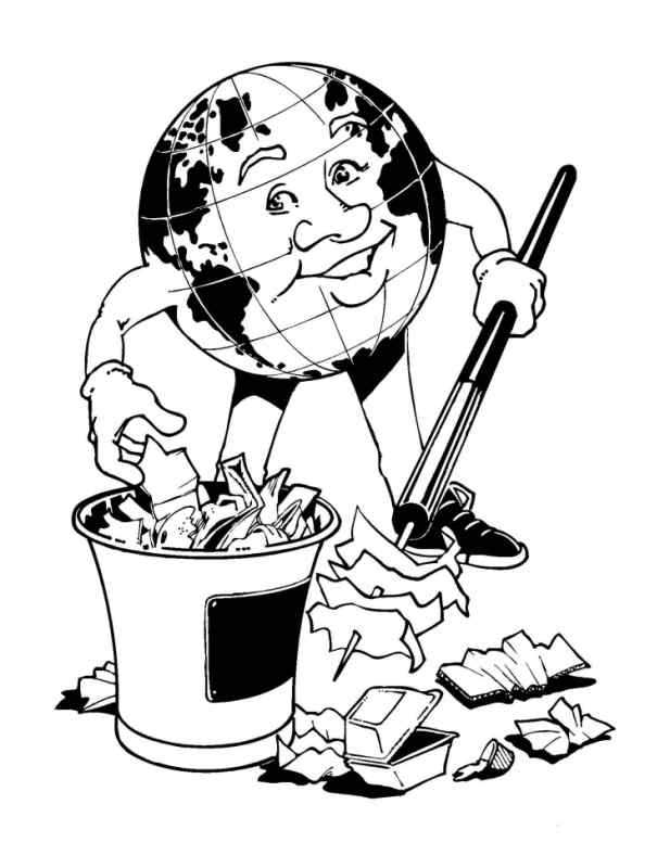 Экология раскраска