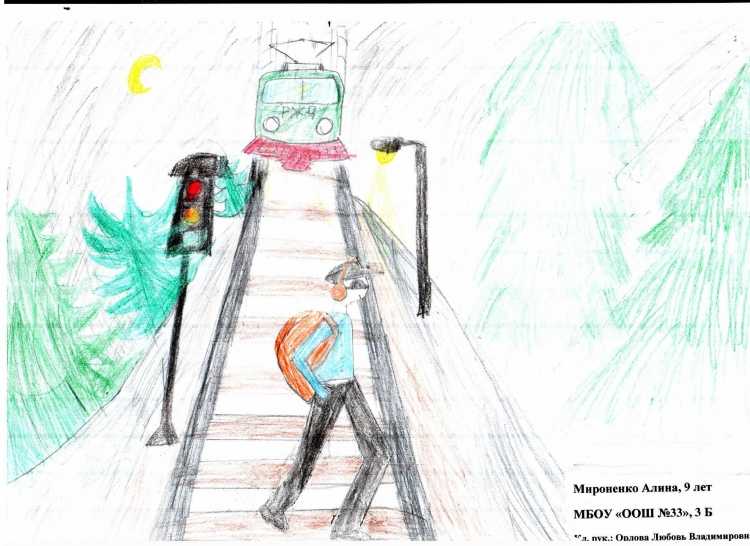 Конкурс детского рисунка железная дорога не место для игр