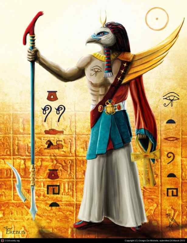 Египетский Бог солнца Амон ра