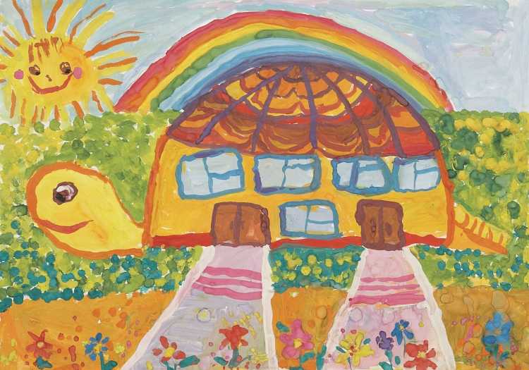 Детский сад будущего в детских рисунках