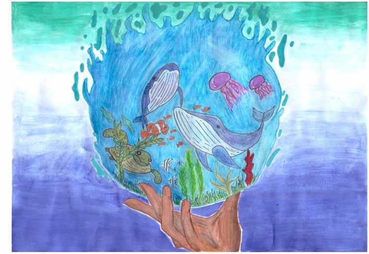 Рисунок на тему мир воды