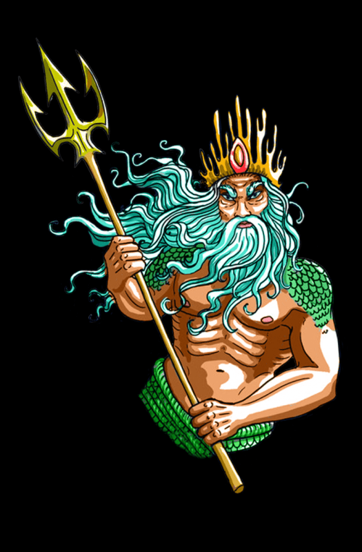 Посейдон Бог древней Греции