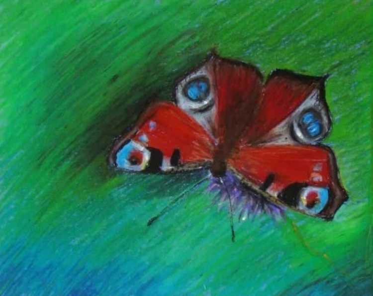 Рисование масляной пастелью для детей