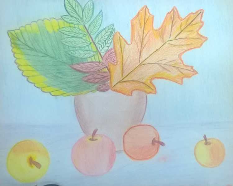 Осенняя корзина раскраска для детей