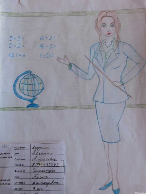 Рисунок моя любимая гимназия 96