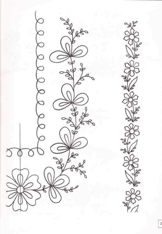 Узоры для вышивки гладью