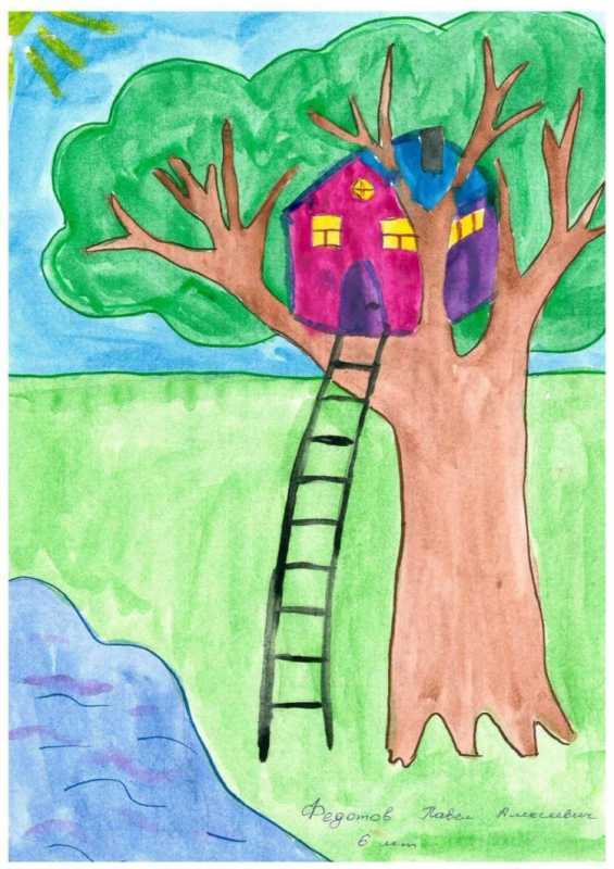 Детские рисунки на тему