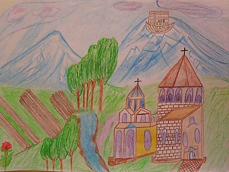 Рисунок на тему моя Республика Башкортостан