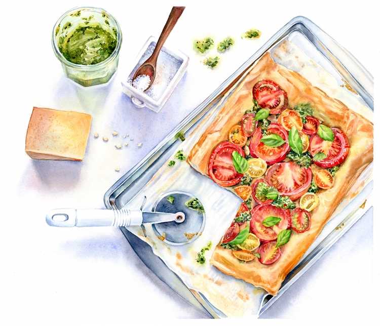 Рисование здоровое питание