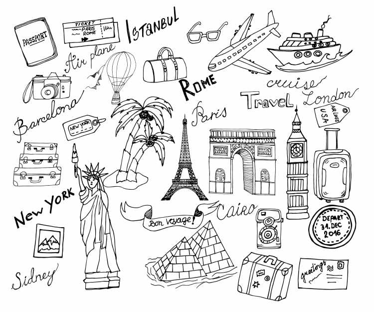 Путешествия Графика