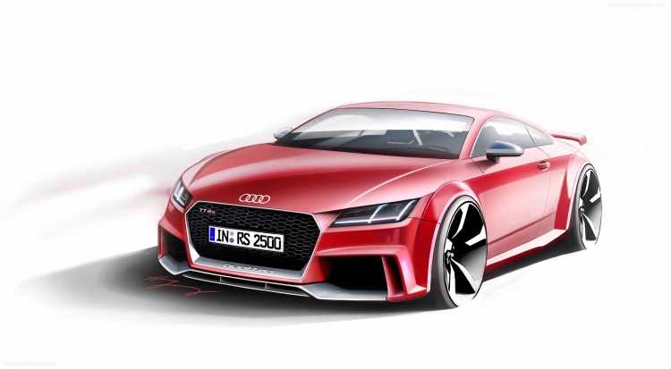 Audi TT RS 2020 чертеж