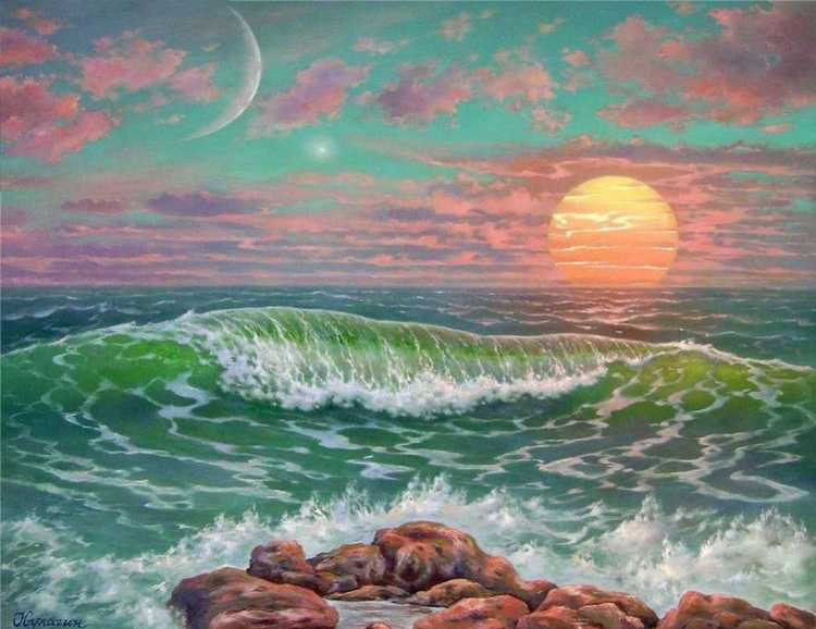 Кулагин Олег морской пейзаж