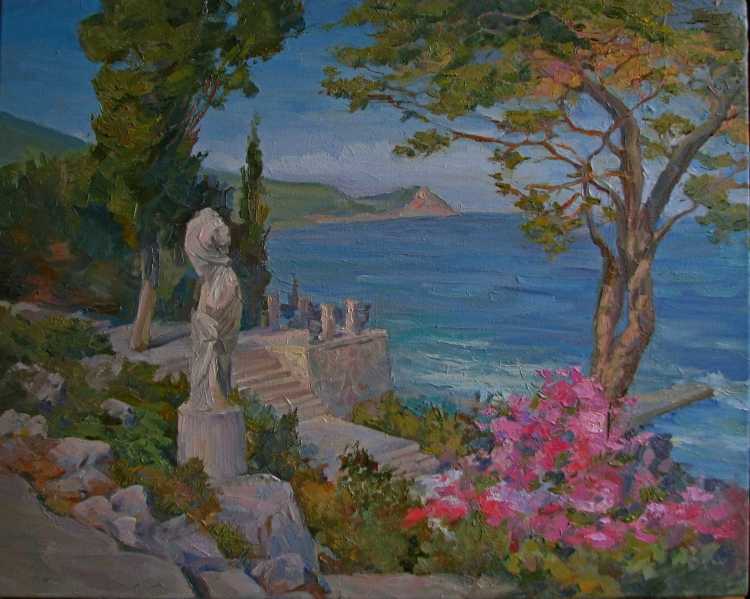 Картина пейзаж Партенита Крым