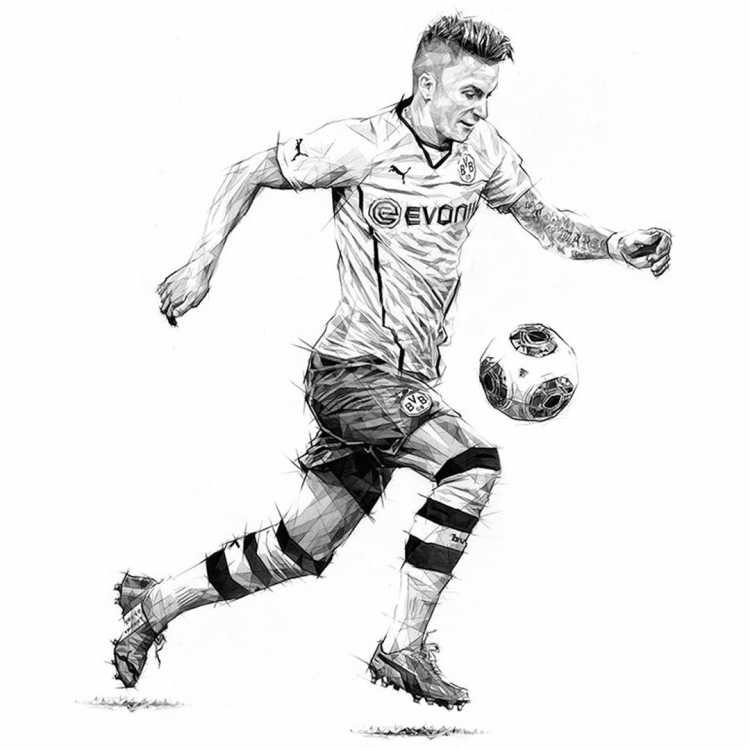 Раскраска на тему футбол