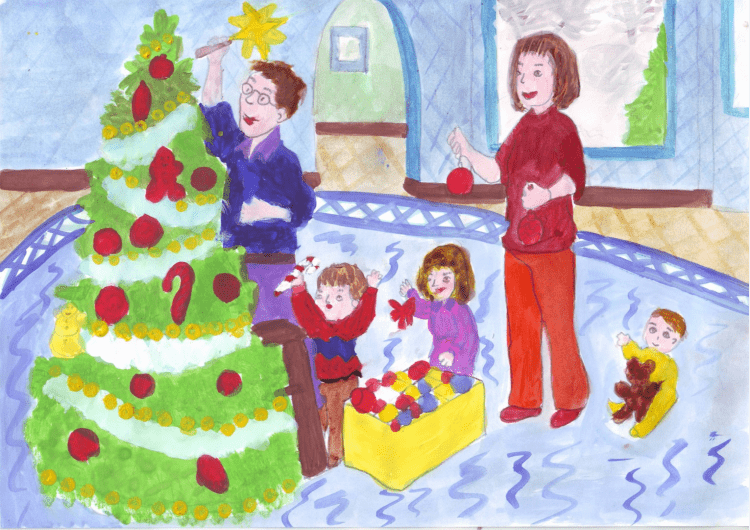 Рисование семейные традиции