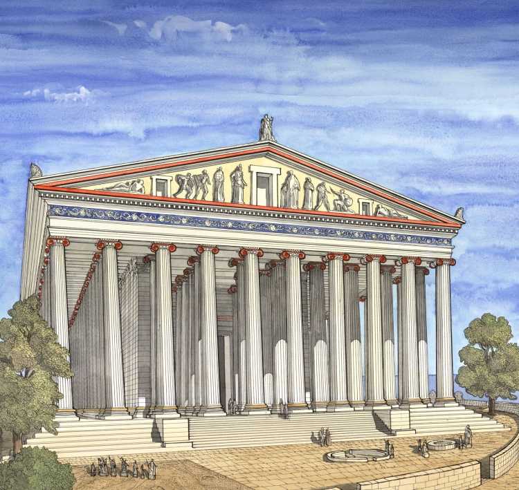 Архитектура древней Греции храм Артемиды