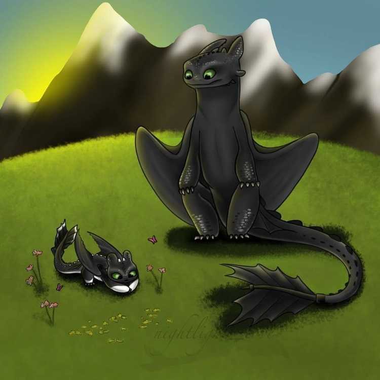 Драконы ночная фурия 3