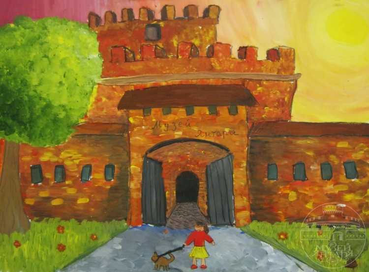 Музей янтаря Калининград рисунок