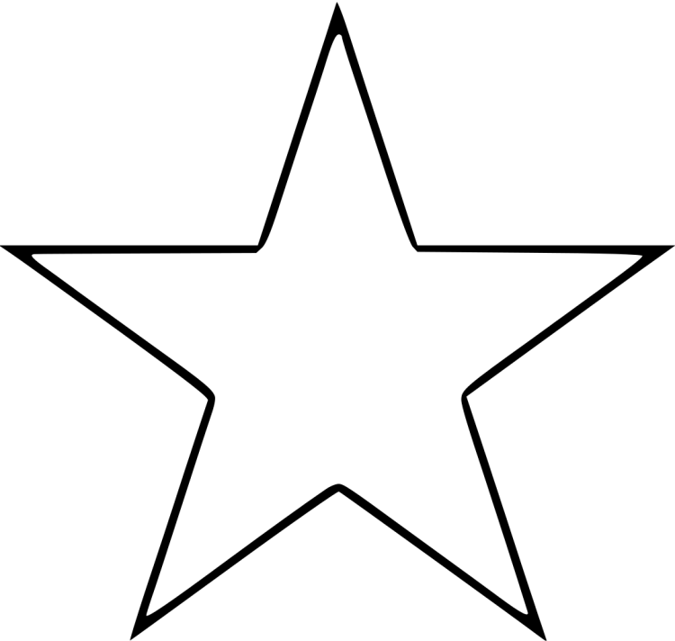 Трафарет звезды