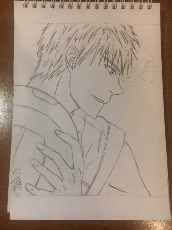 Куроко карандашом