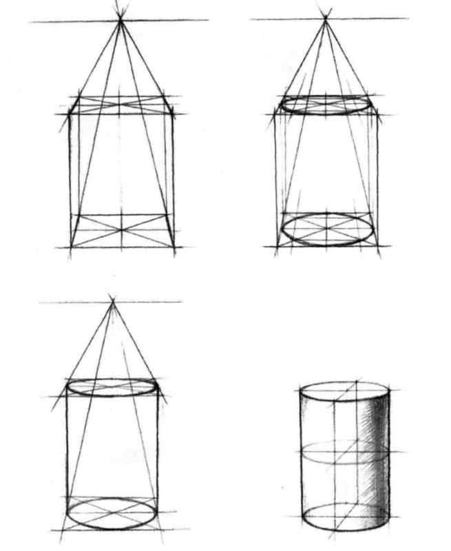 Рисование овалов в перспективе