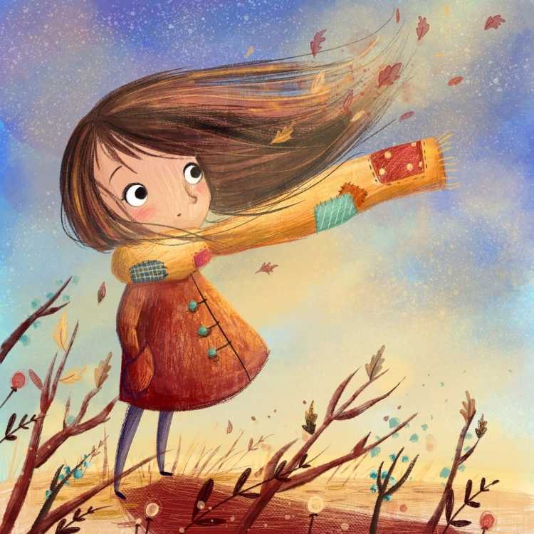 Осенние иллюстрации Виктории Кирдий