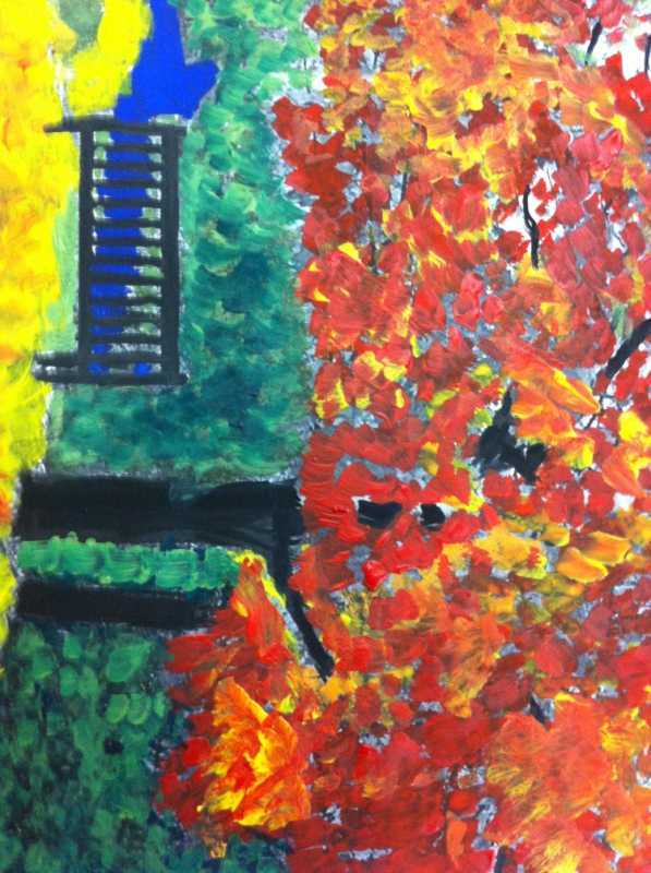 Осенний день рисунок