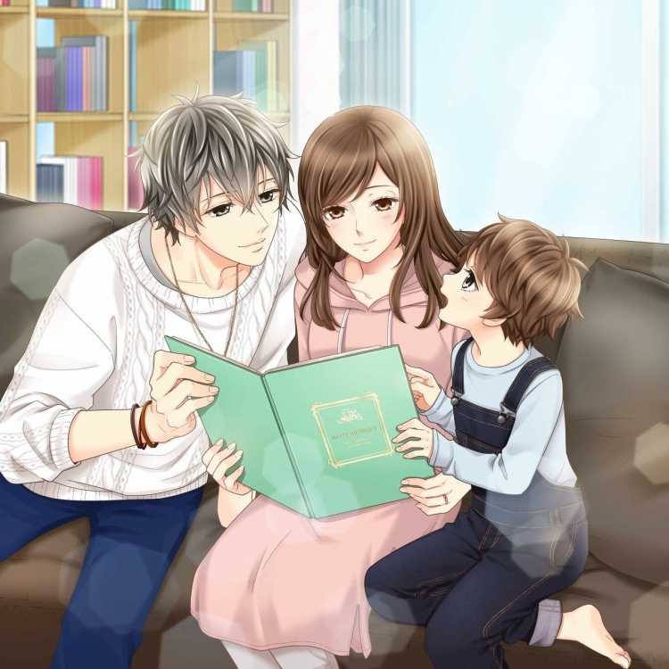 Аниме мать и ребенок