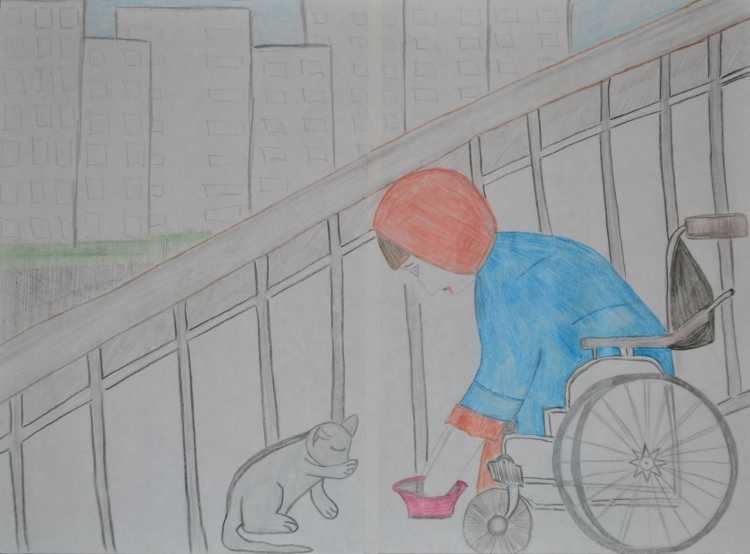 Рисунок на тему сопереживание