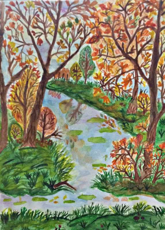 Рисунок на тему осень