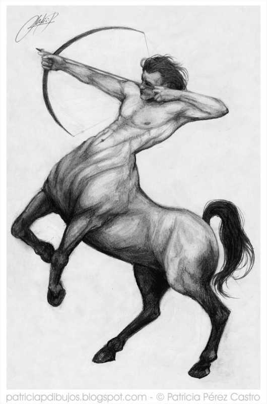 Кентавр зарисовки
