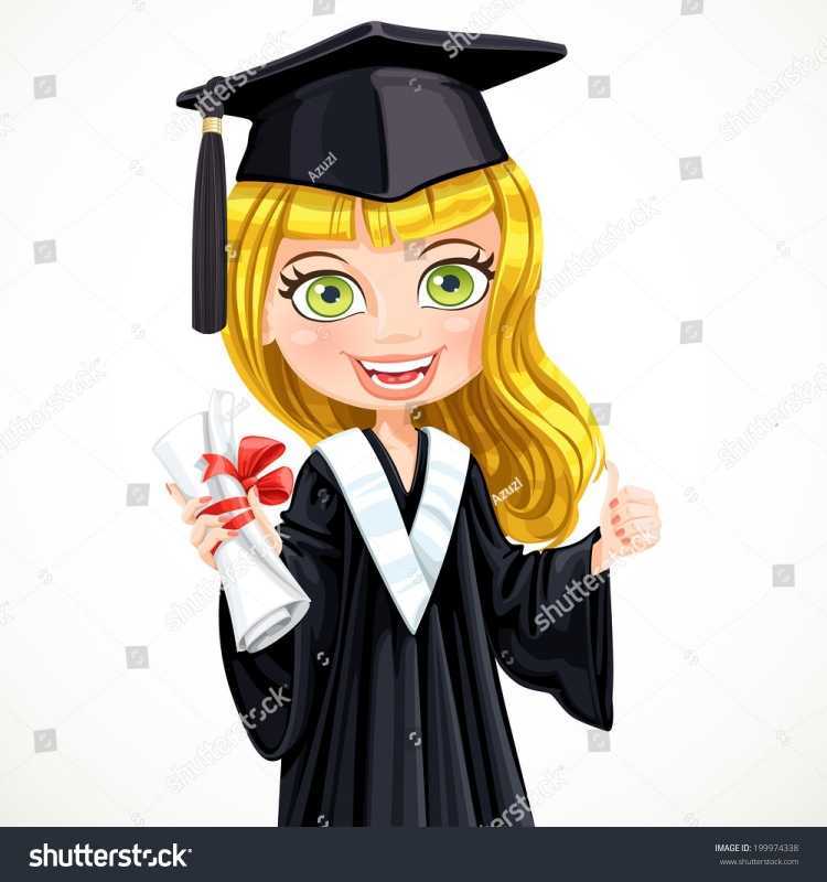 Девочка в шапочке магистра