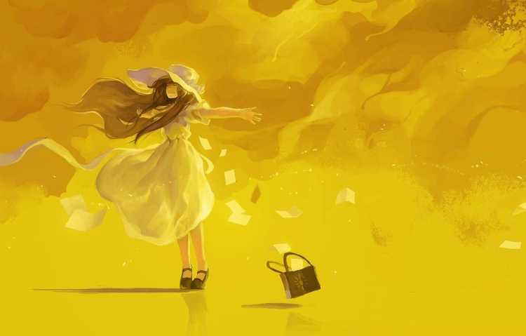 Девочка в желтом