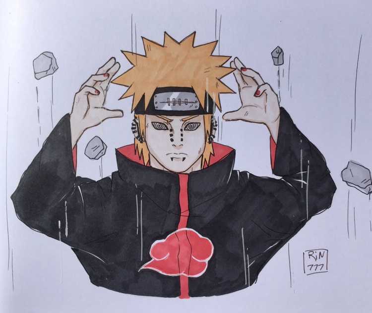 Пейн Акацуки портрет